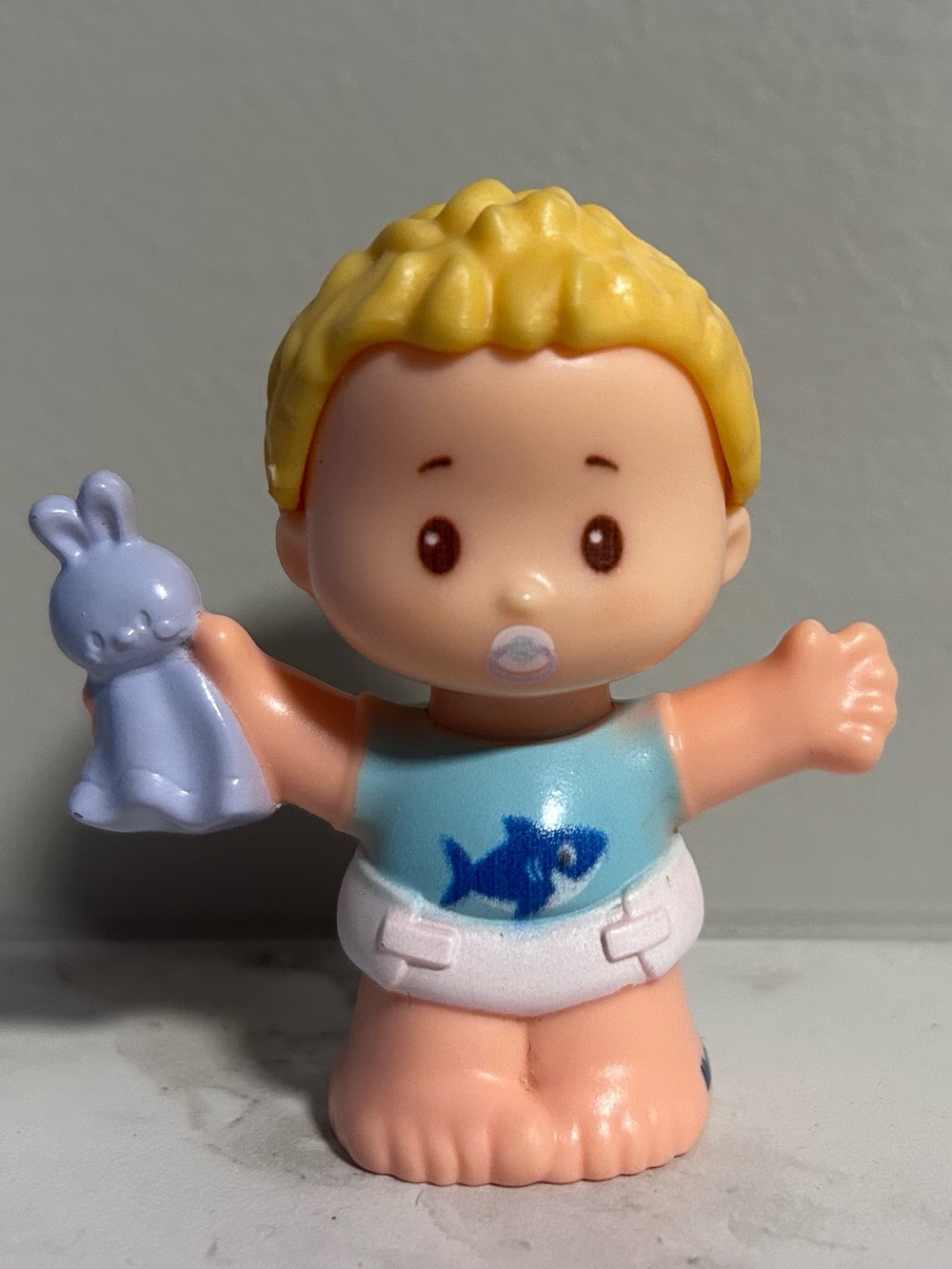 RARE HTF!! Fisher Price Little People Shark Baby